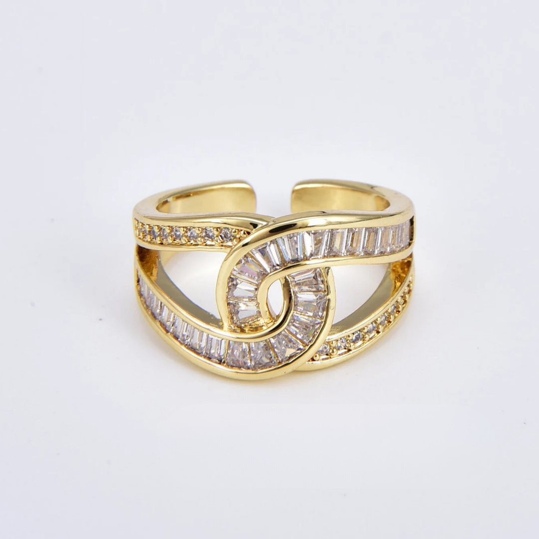 Louisa - elegant a réglabel Knot Ring