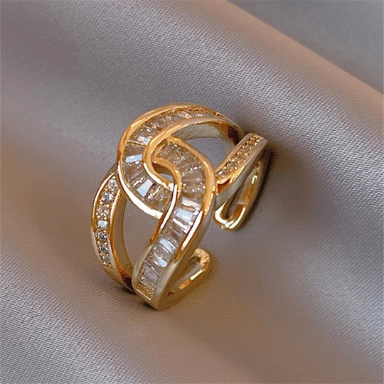 Louisa - elegant a réglabel Knot Ring
